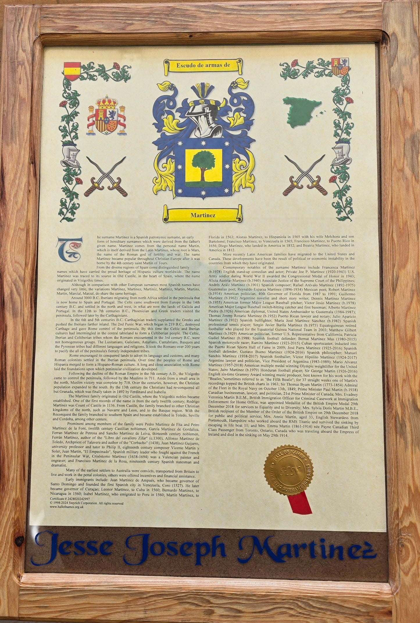 Martinez coat of arms