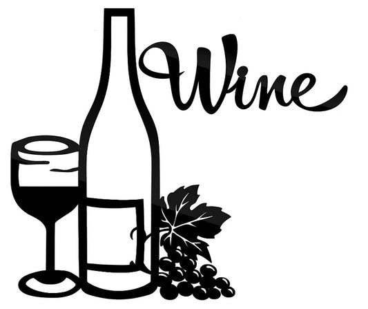 Vinyl Wine Sticker